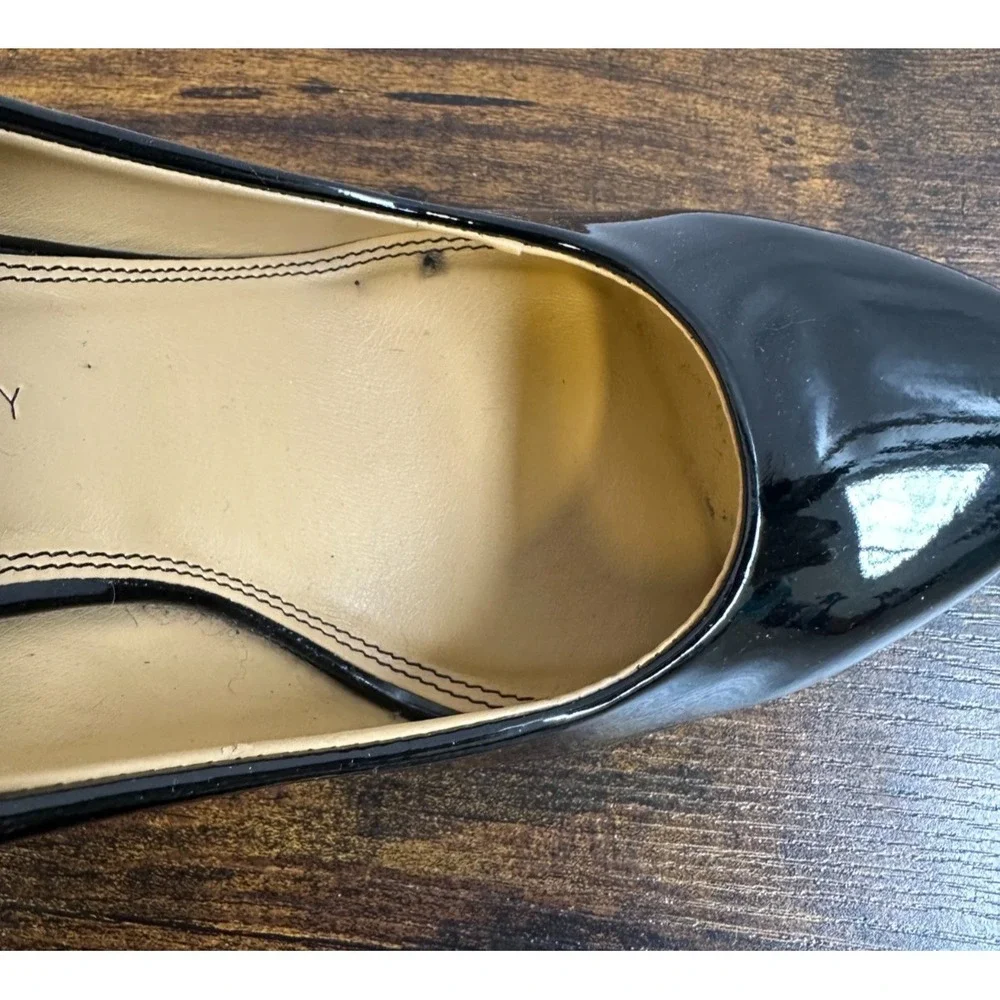 Chinese Laundry Black Patent Platform Pumps Stiletto Heel Elegant Classy Size 11 - Picture 9 of 15